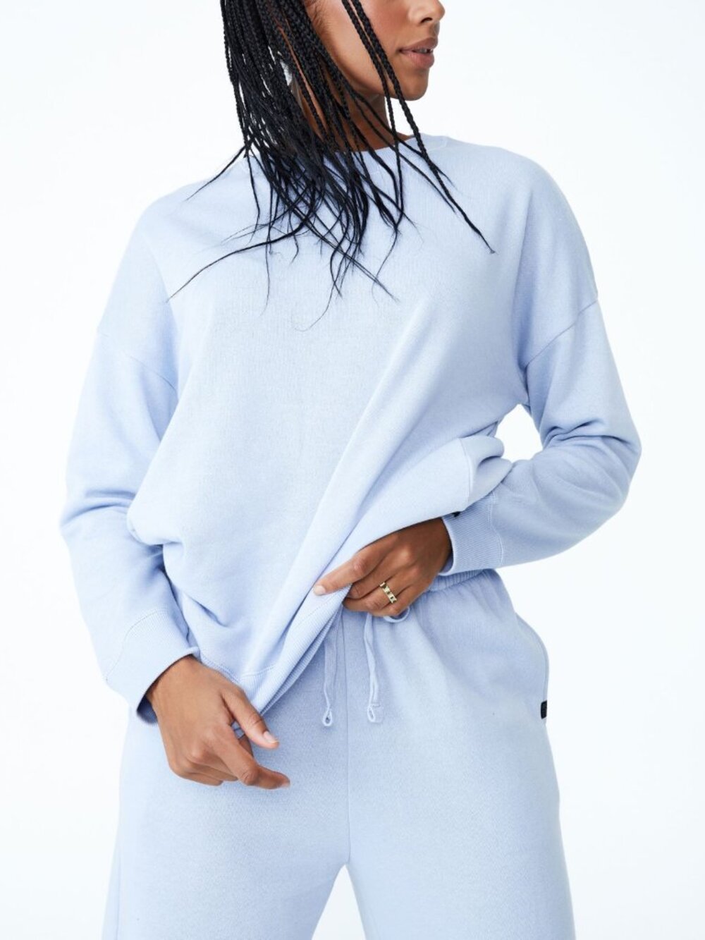 COTTON ON Womens Activewear Lifestyle Long Sleeve Sweatshirt
